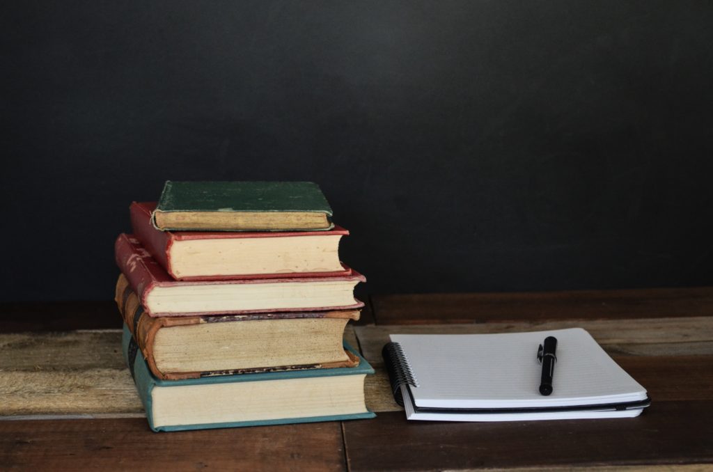 Image of a stack of books